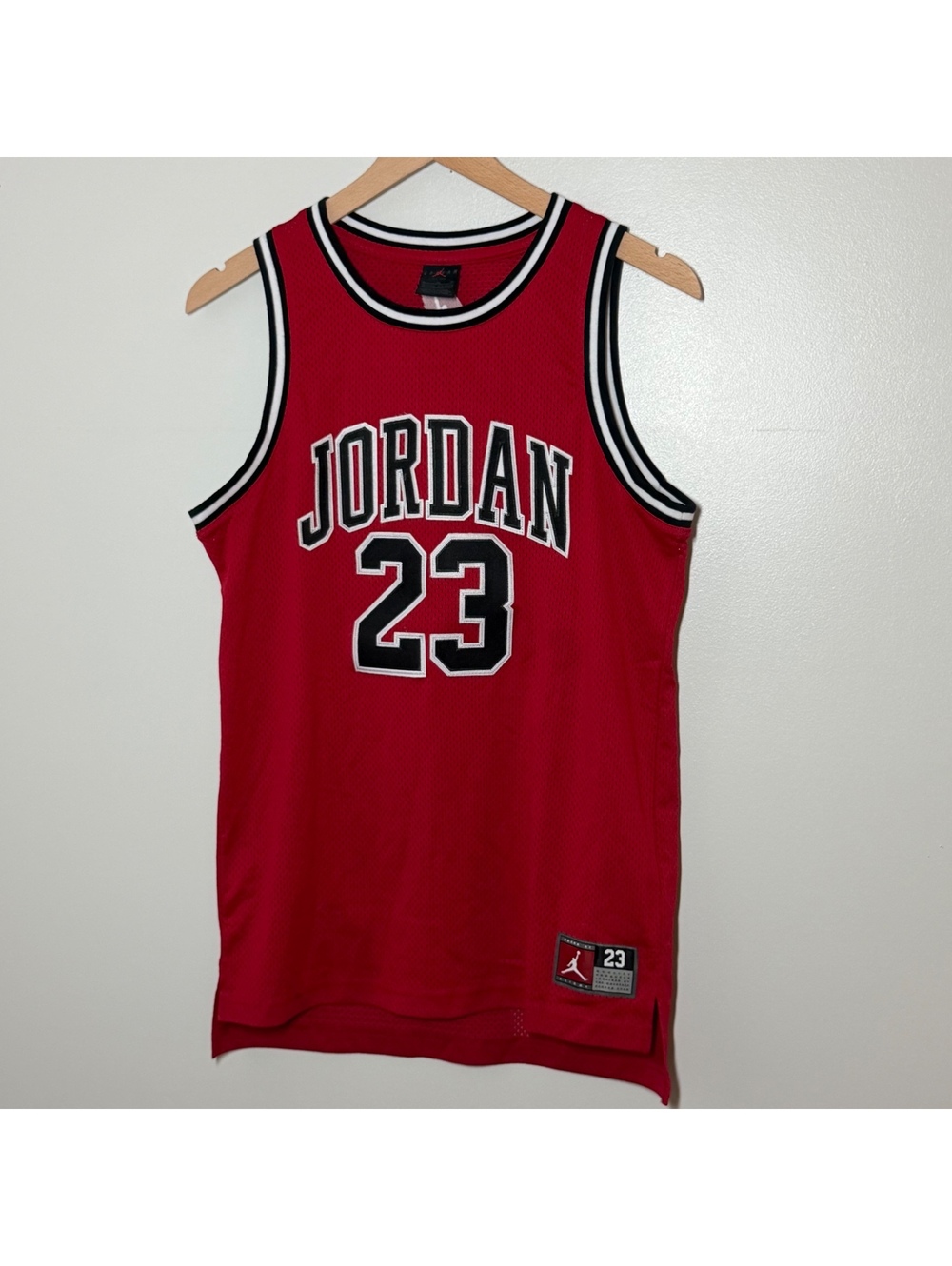 Jordan 23 Flight Jersey Boy XL Red Black Basketball Michael JordanY2K Retro